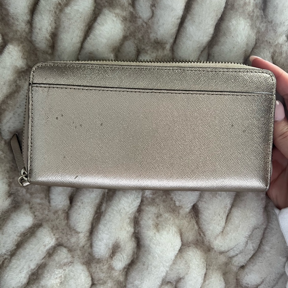 Kate Spade Large Shimmery Wallet - Picture 10 of 12